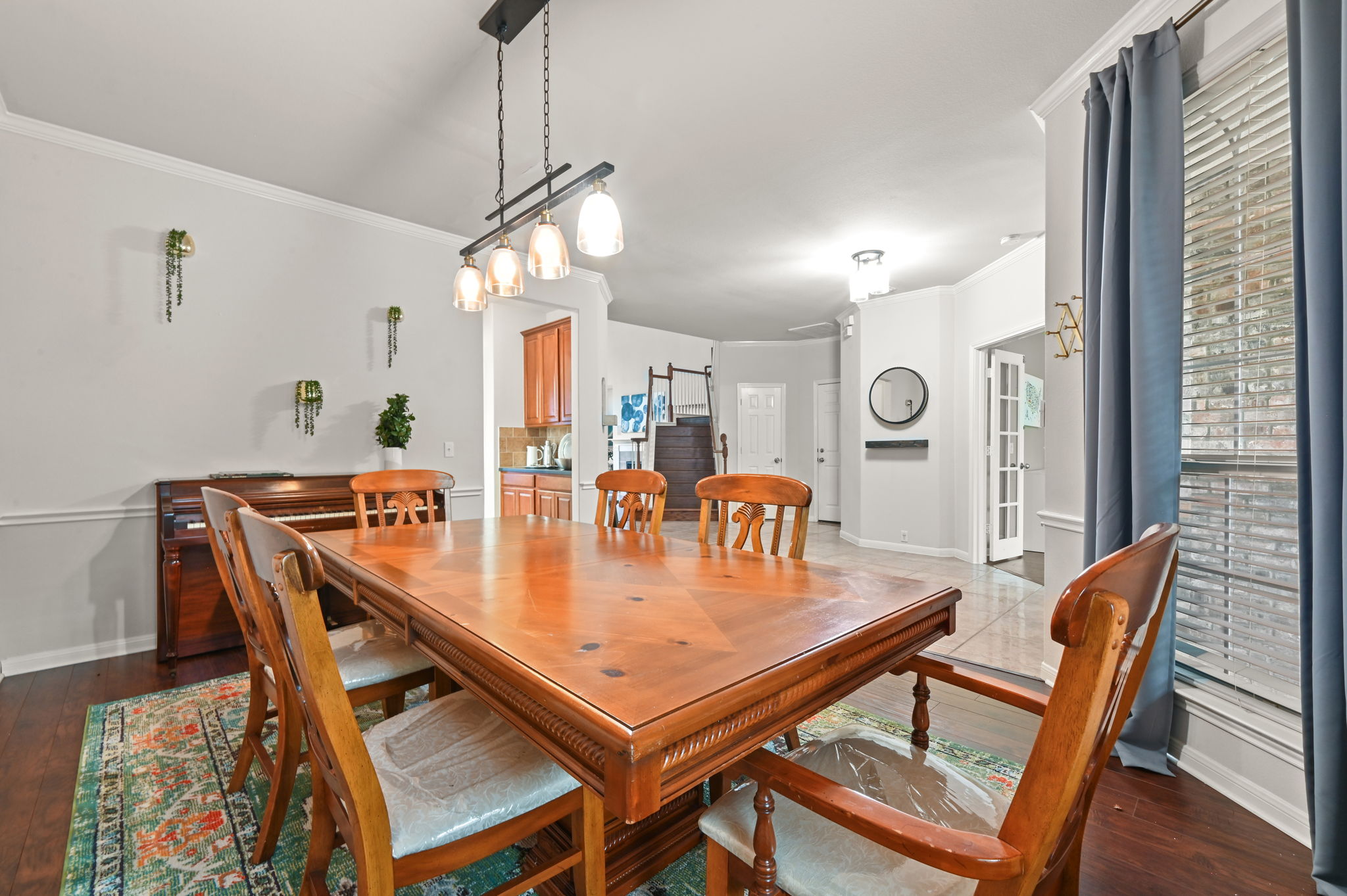 Large Dining Room. To the right is the first bonus room. Use as a home office, reading room, guest room, or other.