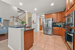 Stainless Steel Appliances. Corian Counters.