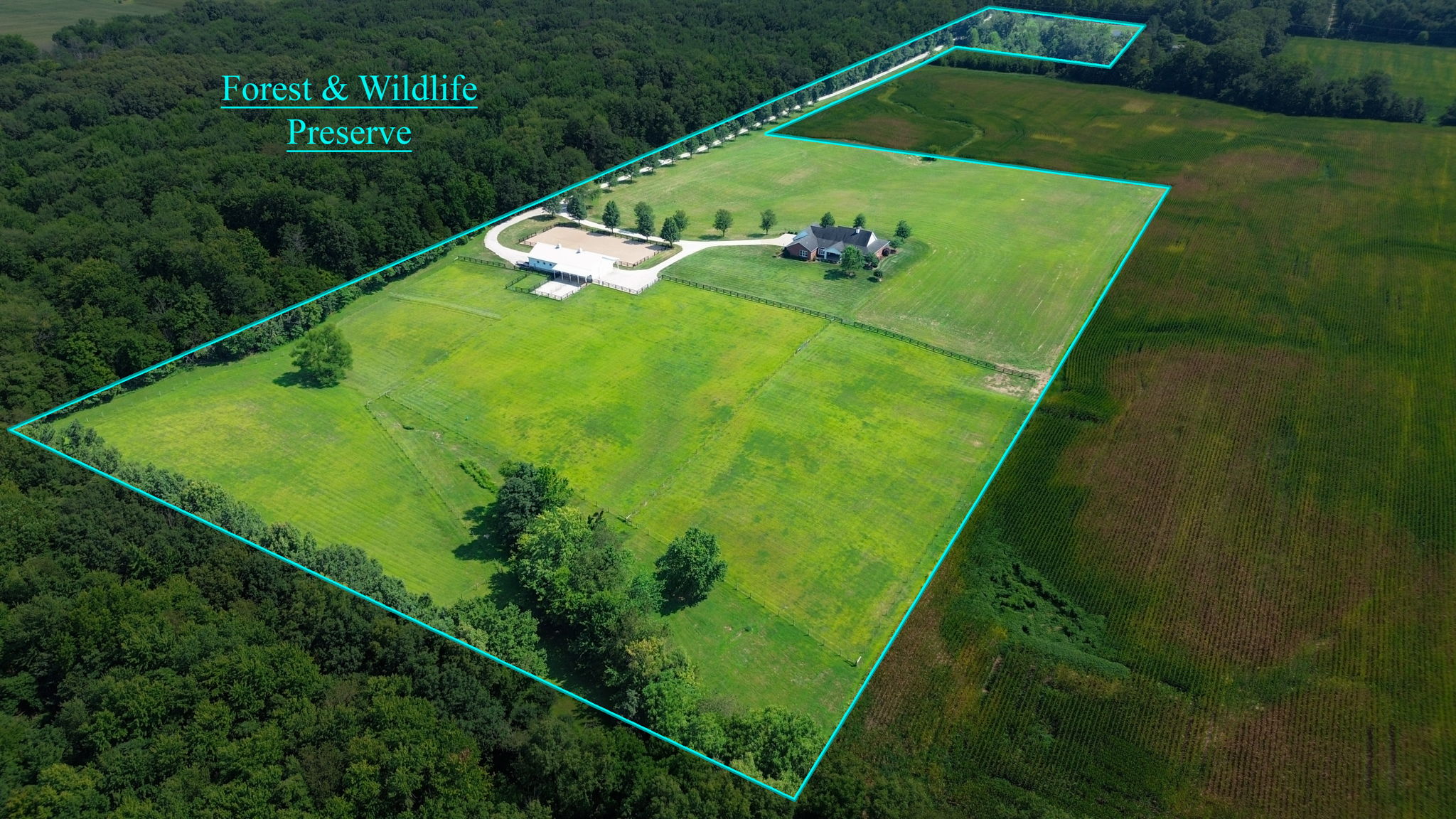 Surrounded by Over 300Acres of Preserve and Multi-Generational Farmland