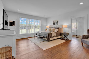 Primary Suite With Hardwood Floors