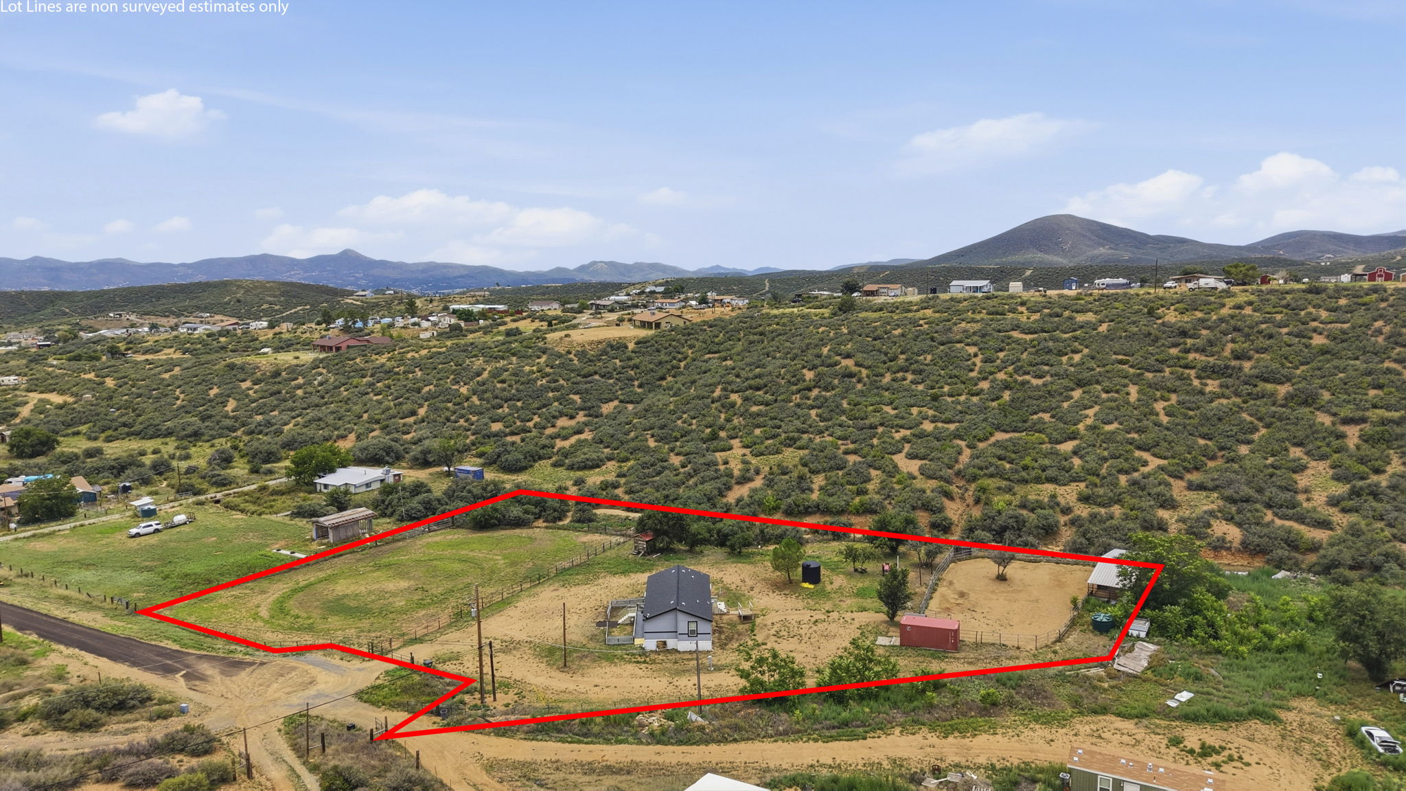 Aerial Front Lot Line