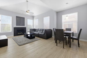 Contemporary style furniture is negotiable.