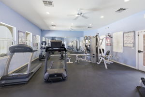 Your onsite work out room awaits.