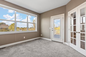 Main Level Sun Room w/ French doors - Other door leads to Sun Deck