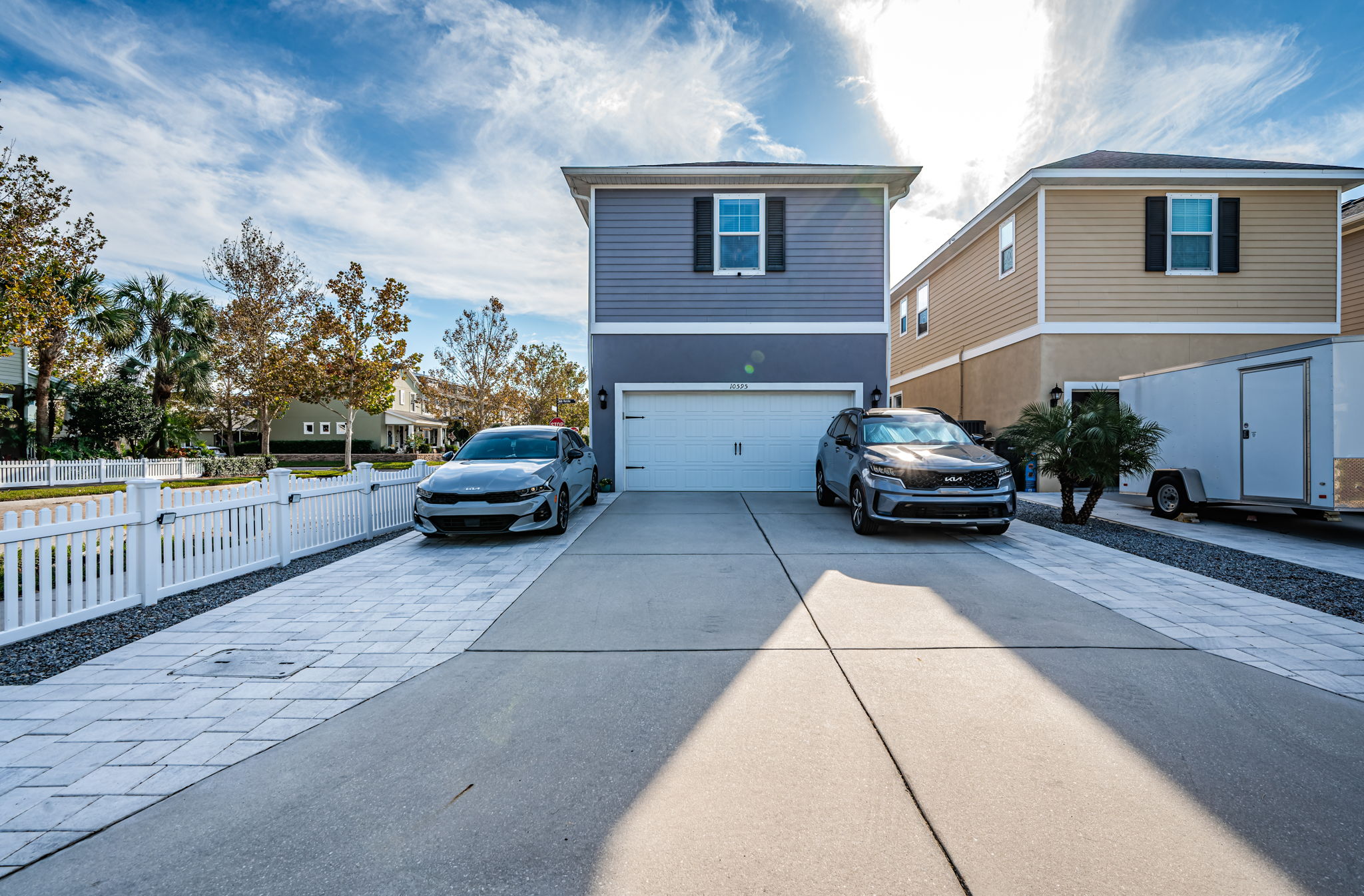 Rear Exterior and Oversized Driveway3