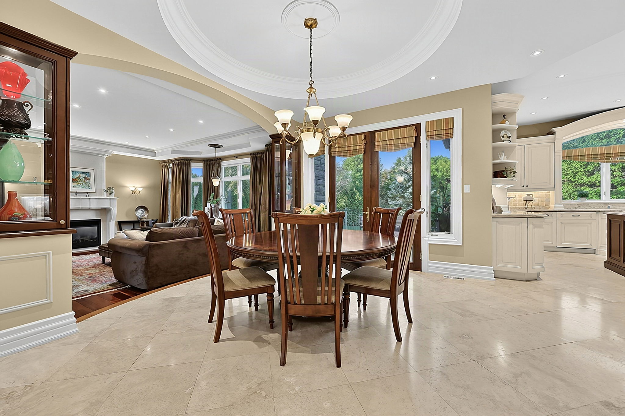 Breakfast Room with Walk-Out to Deck