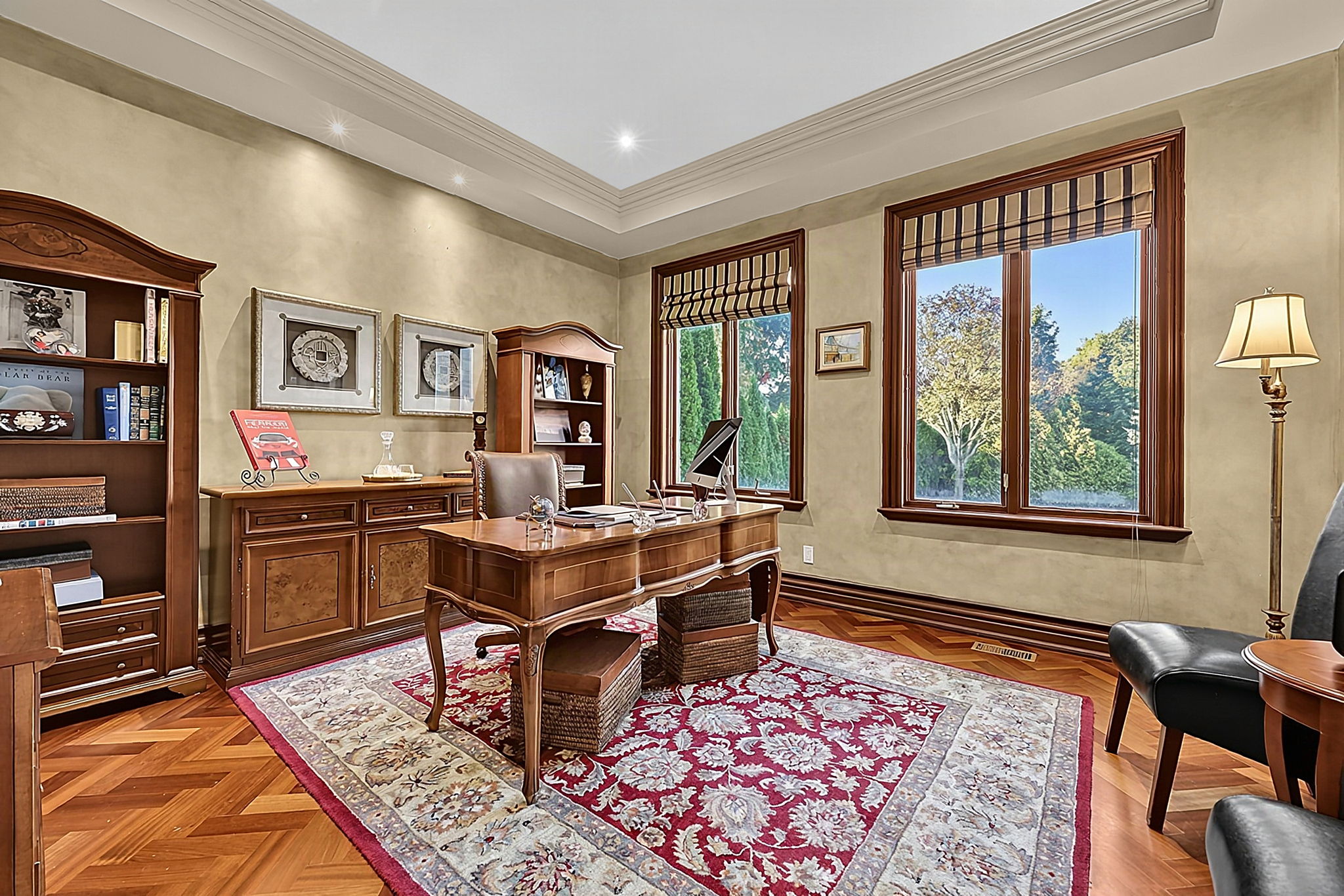 Home Office, Overlooking Pool and Ravine