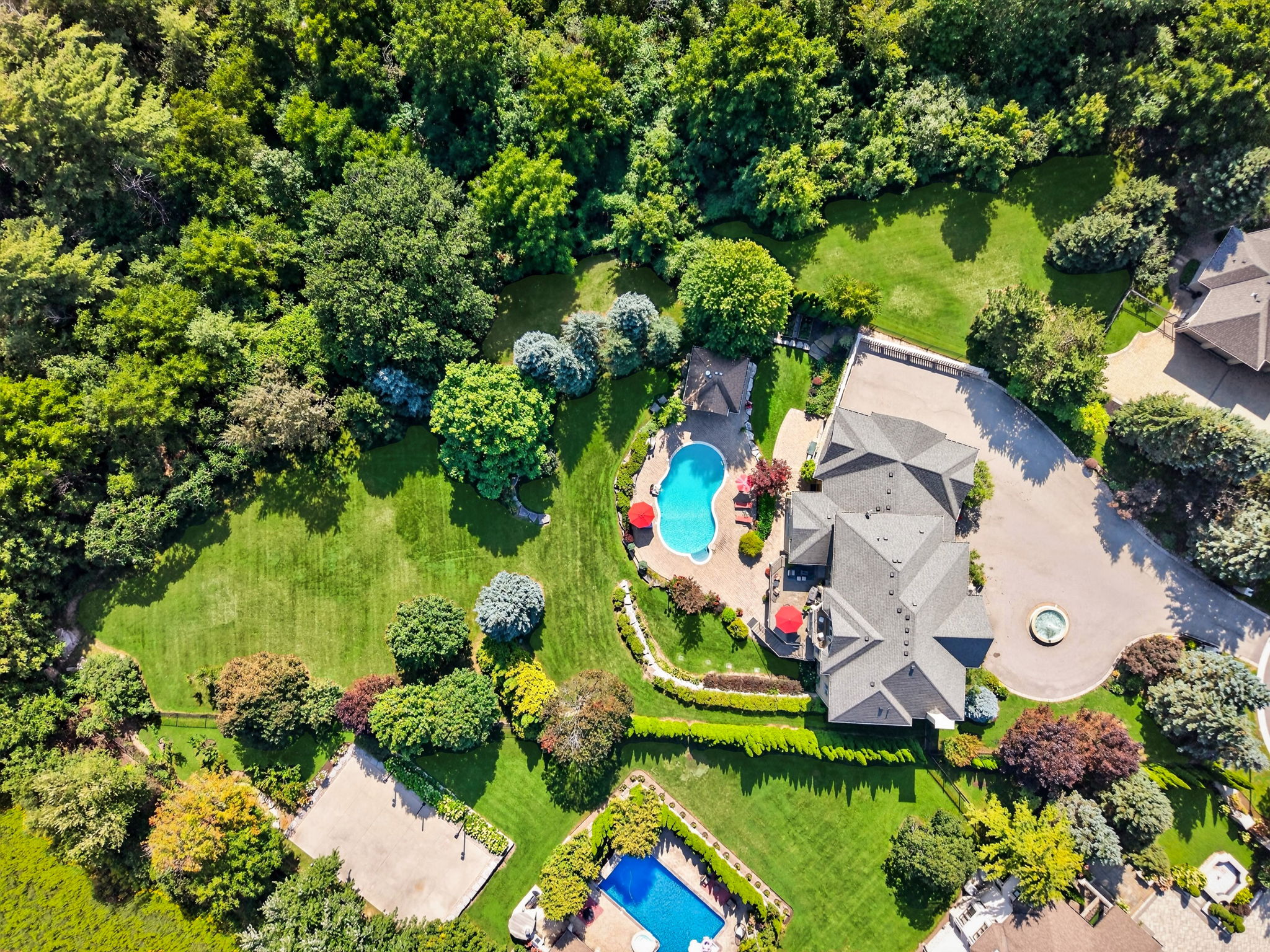 Property backs onto protected, forested greenspace