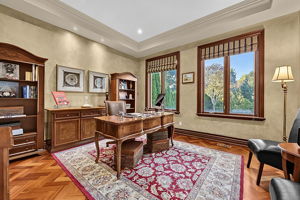 Home Office, Overlooking Pool and Ravine
