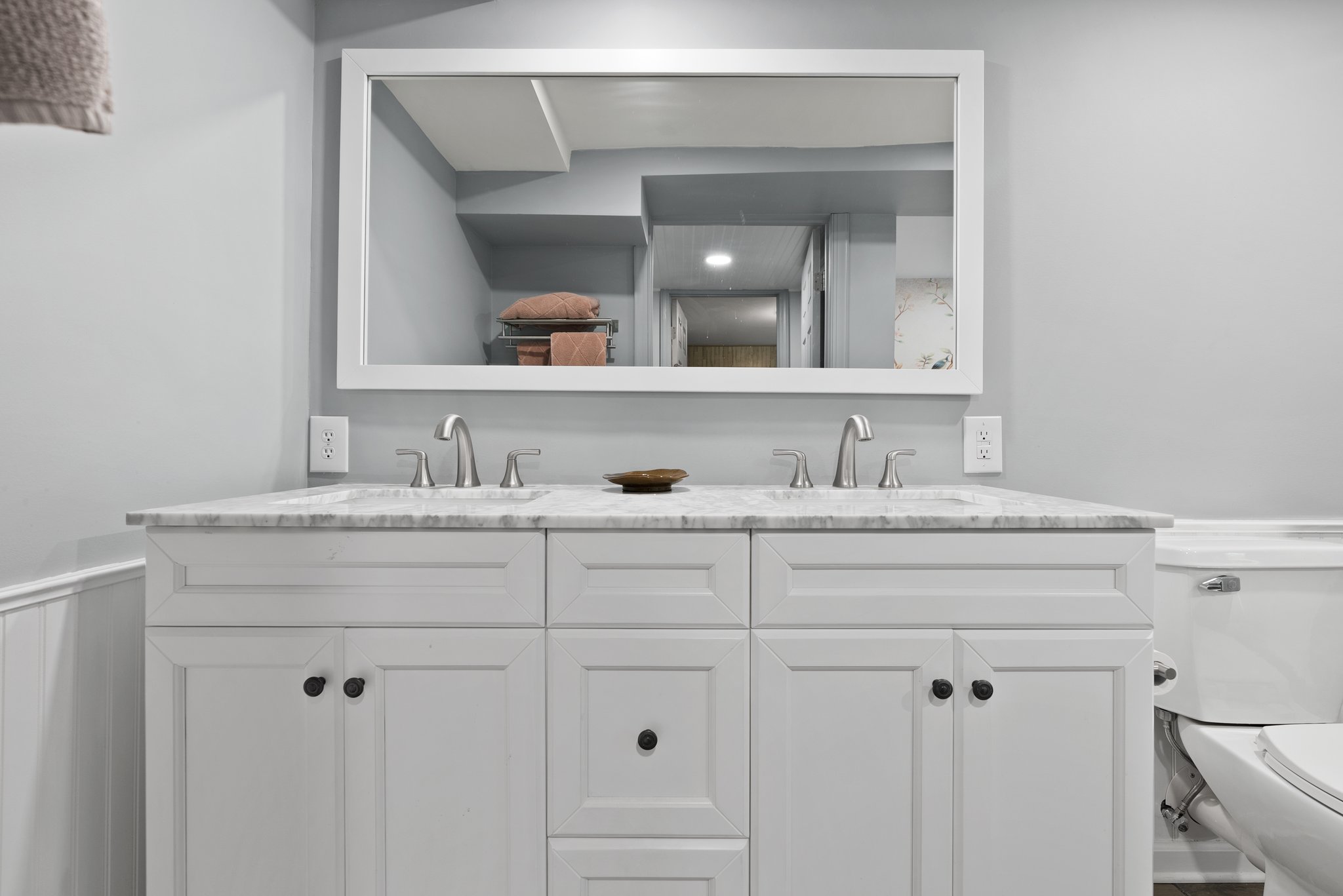 Bathroom Double Vanity Downstairs Main Dwelling