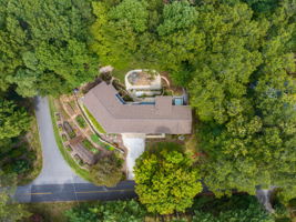 Overhead Property View and Surrpounding Woods