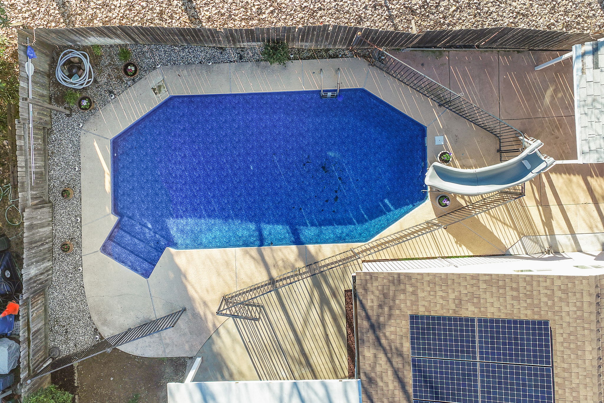 Pool from view above