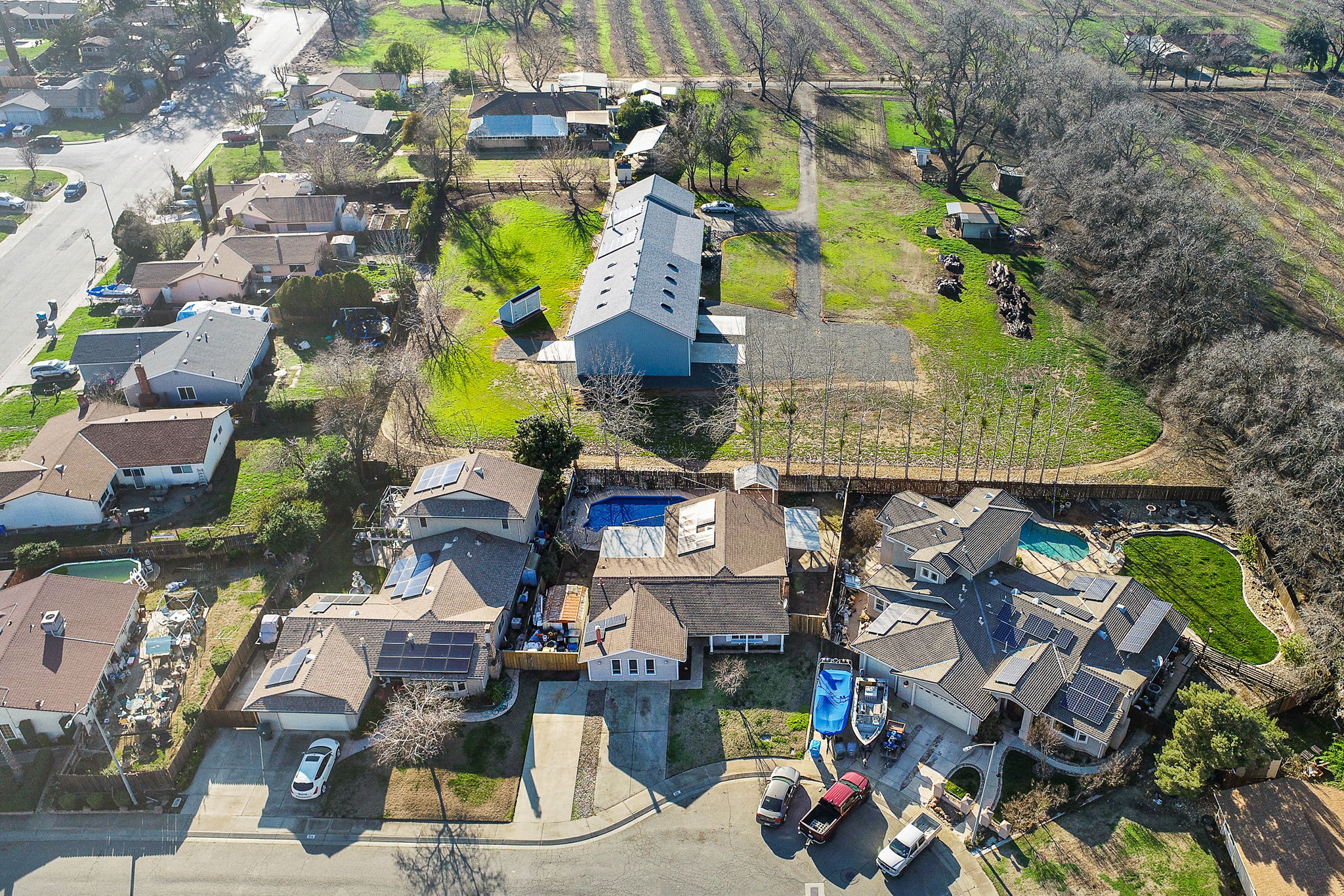 Overhead View of the Property