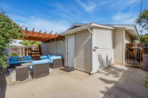 Access from garage to backyard