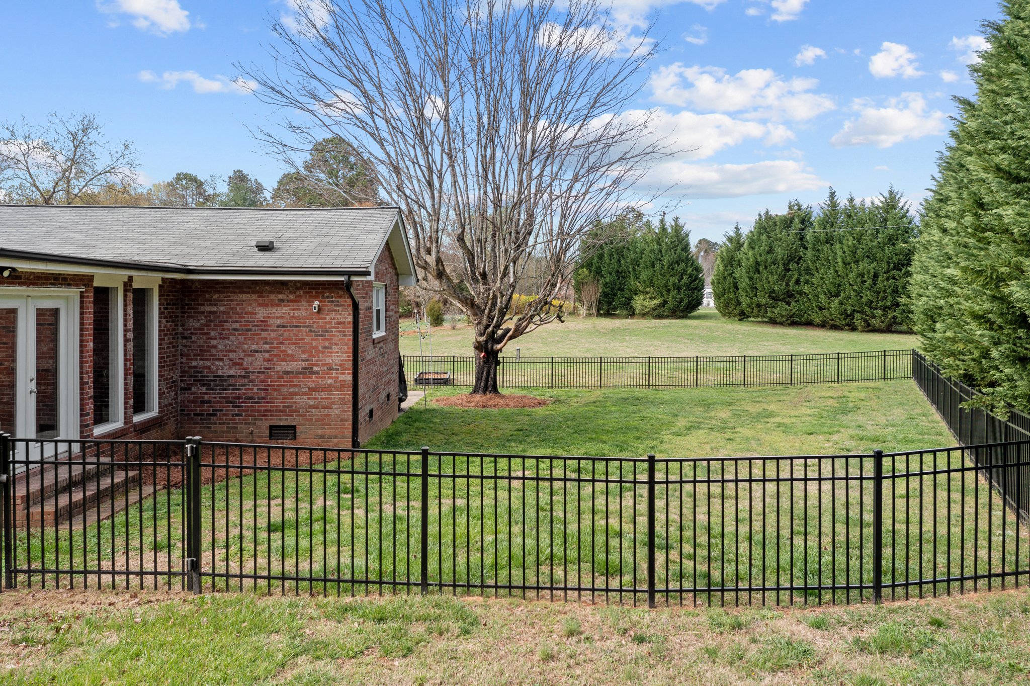 Fenced in Backyard