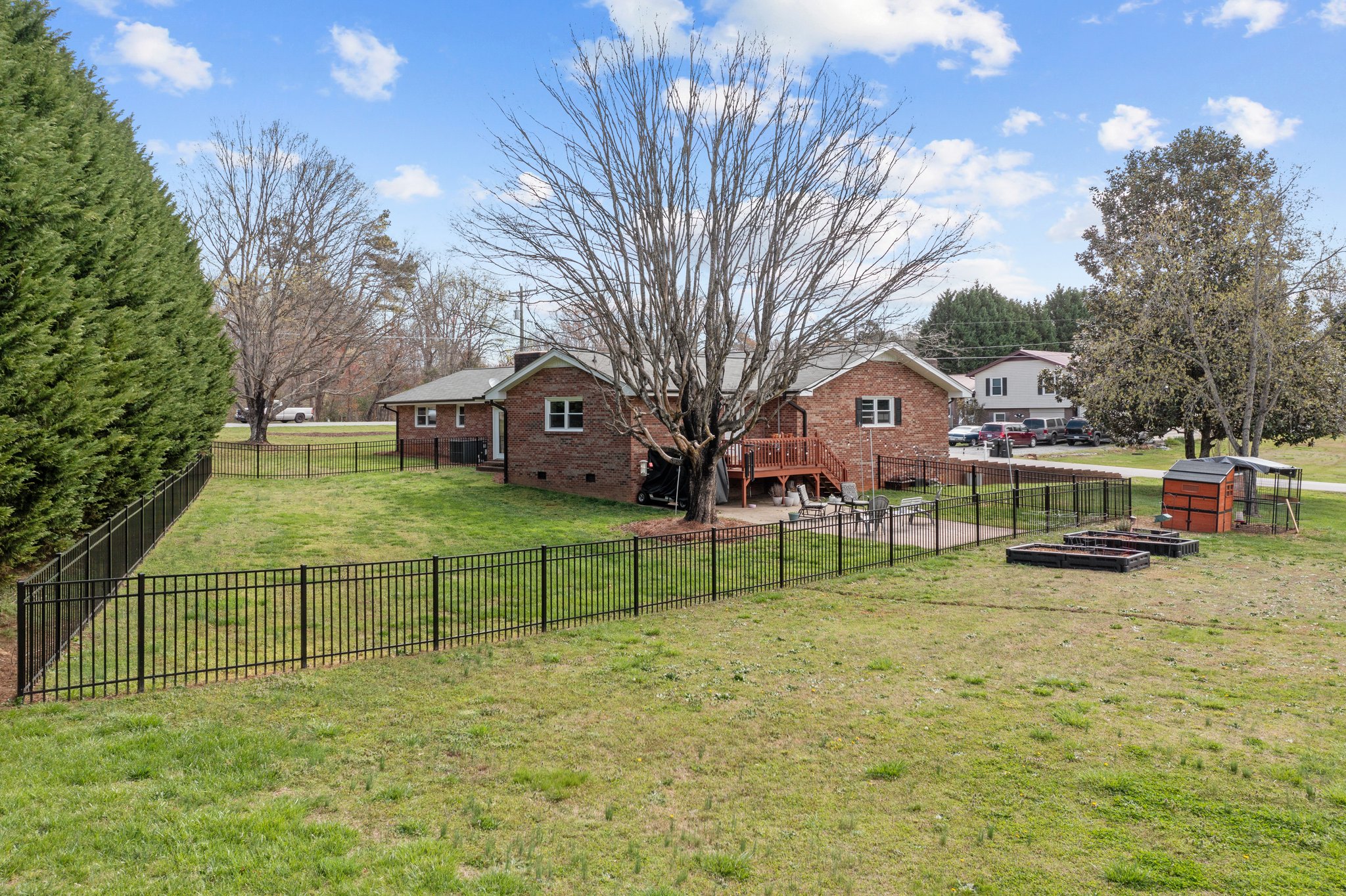 Fenced in Backyard
