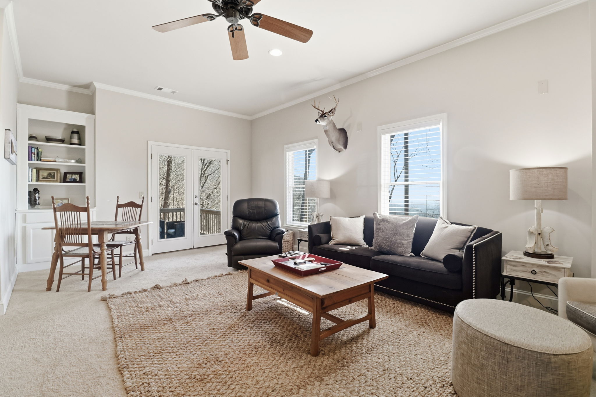 Terrace level living area