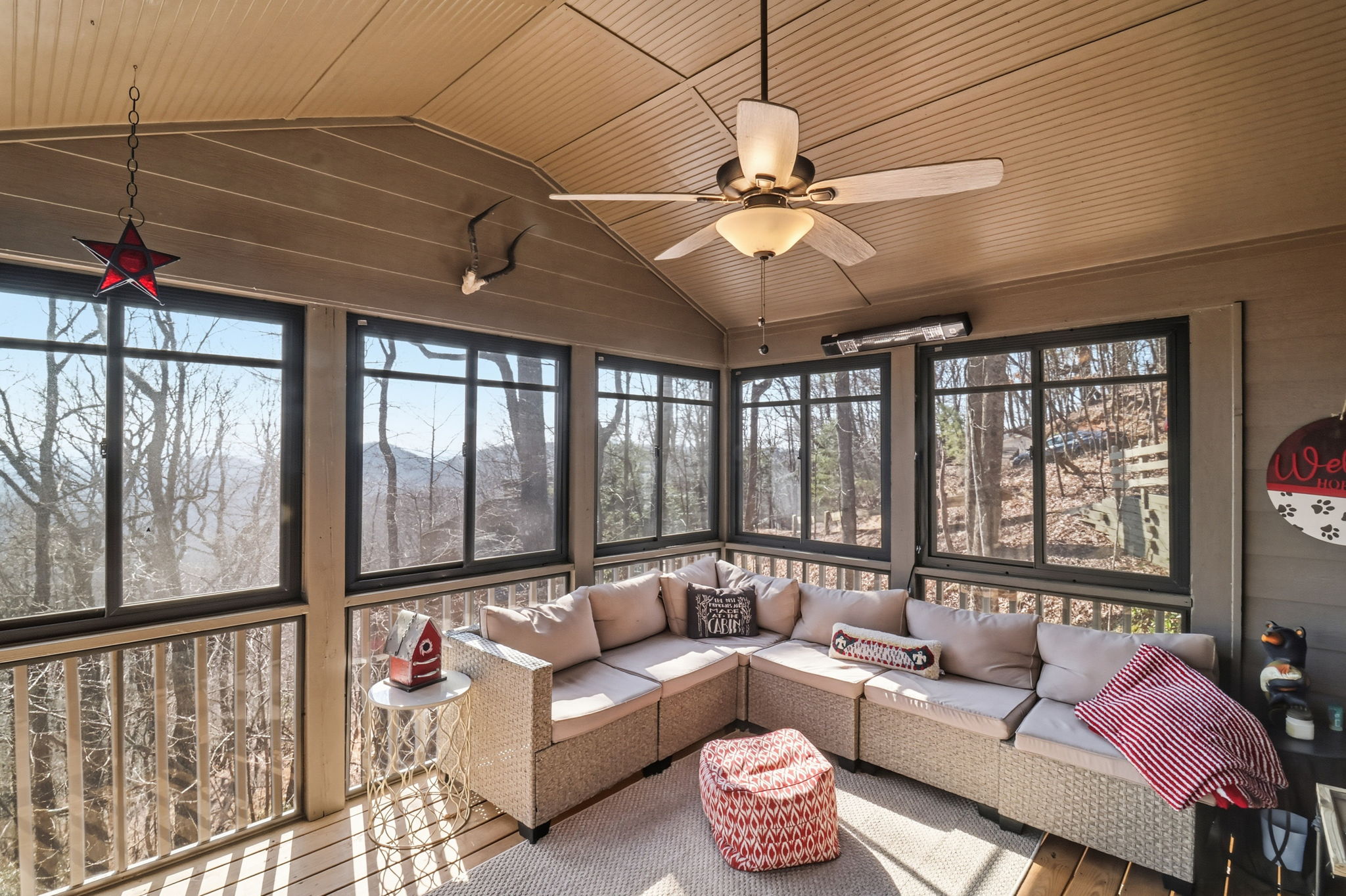 Screened-in Porch with EZ Breeze windows