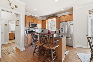 Kitchen with spacious island