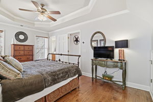 Upper level master bedroom