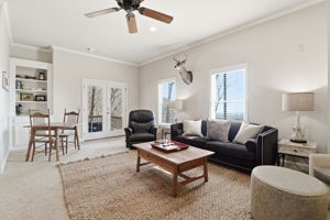 Terrace level living area