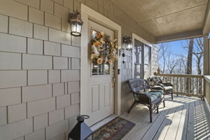 Welcoming front porch