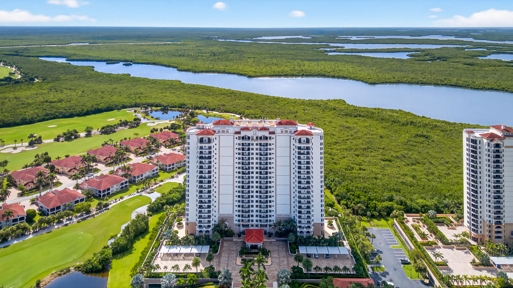 Aerial Front Exterior 1