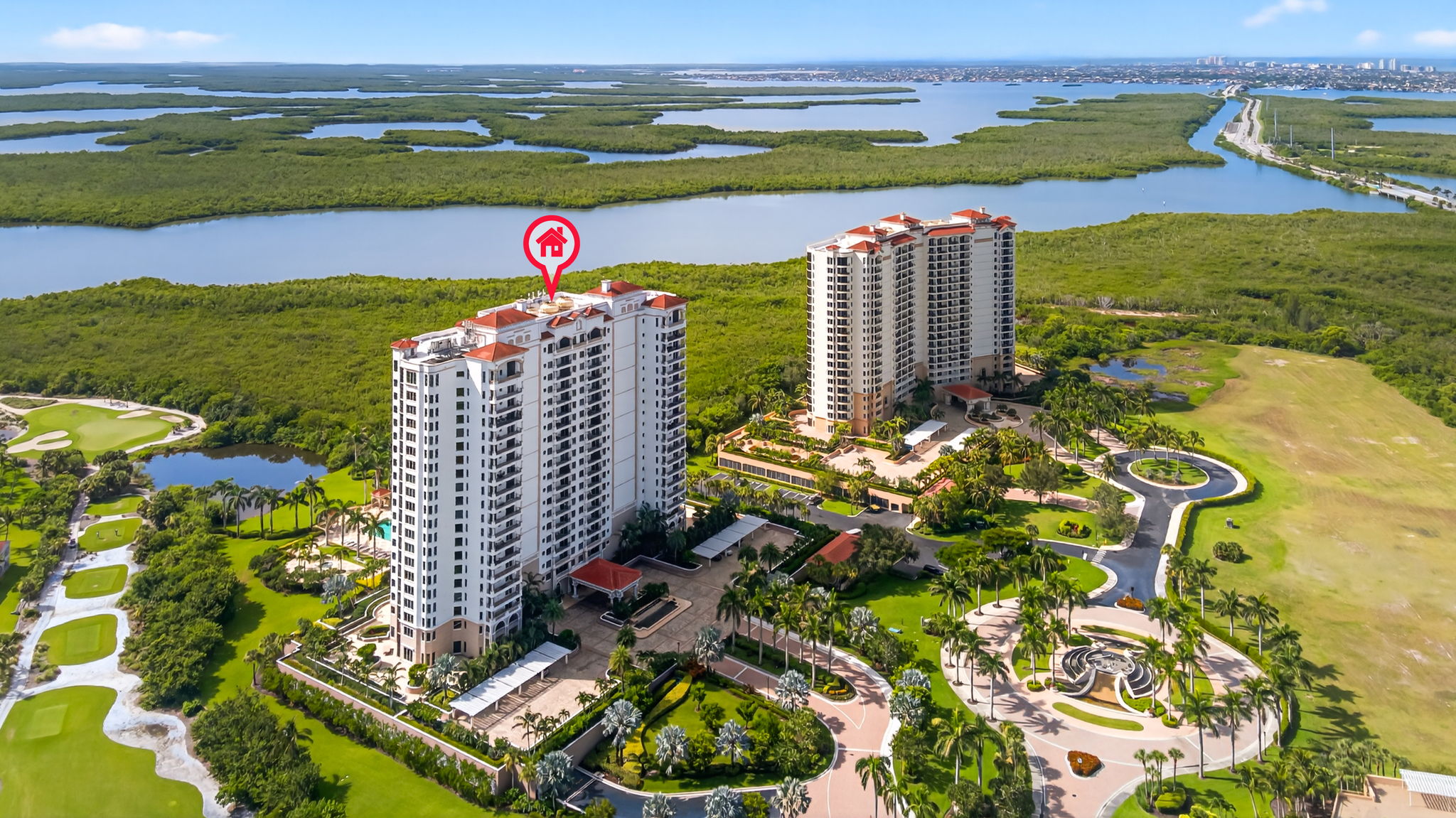 Aerial Front Exterior 2 - marker