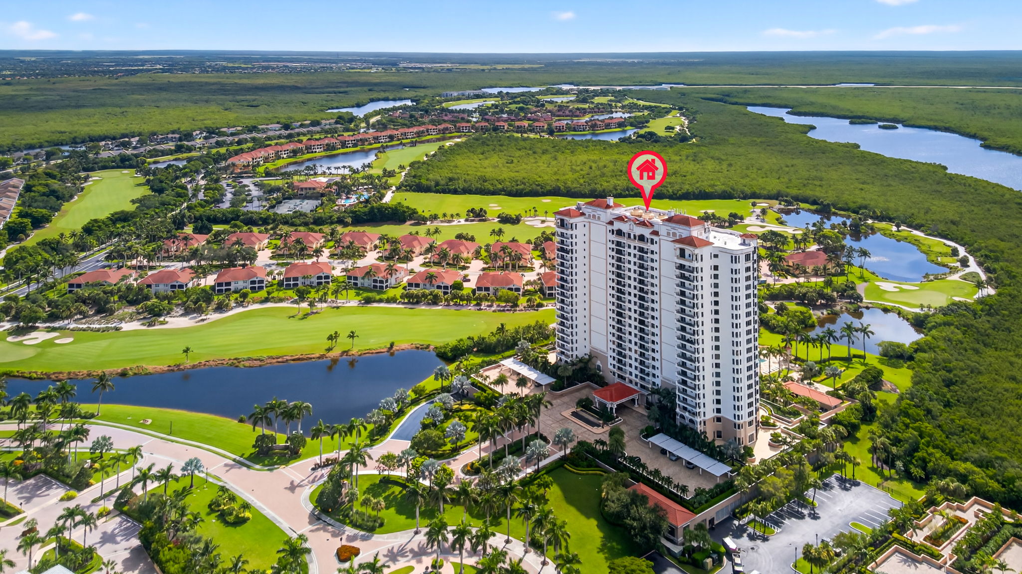 Aerial Front Exterior 3 - marker