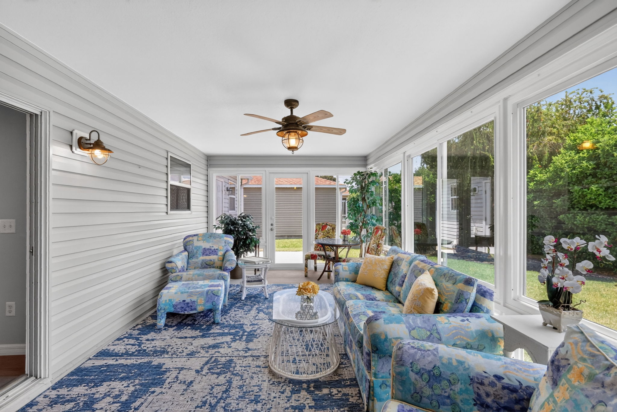Glass-Enclosed Lanai