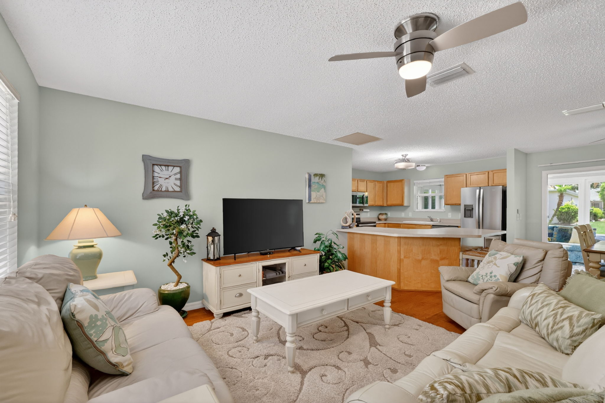 Kitchen and Living Room