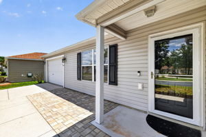 Front Entry and PAVER Patio