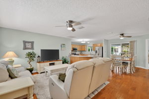 Living, Dining, and Kitchen