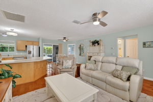 Living, Dining, and Kitchen