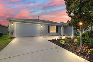 Twilight Front Elevation