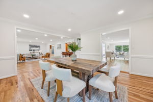 Breakfast Room  Open to Living & Family Room