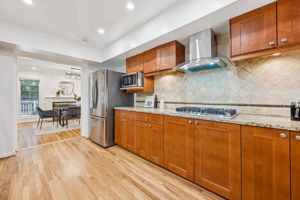 Gourmet Kitchen with Stainless Steel Appliances