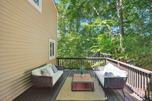 Deck Overlooking Mature Landscaping