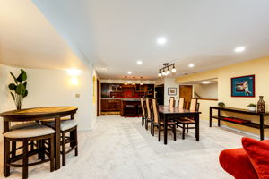 Game Room Space Along w Dining & Kitchen