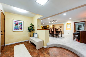 Entrance to Basement Entertainment Zone