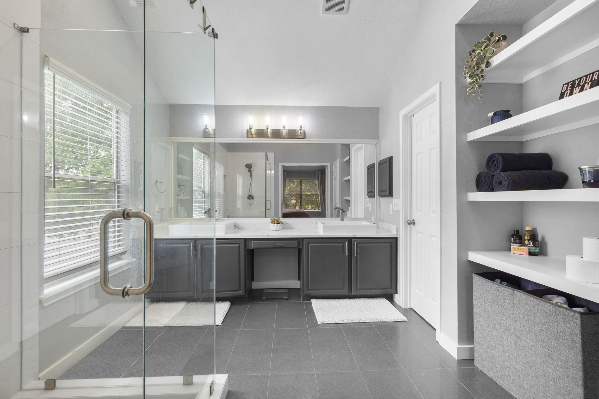 Gorgeous master bathroom with large shower
