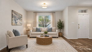 10617 Gleneagles formal living virtually staged