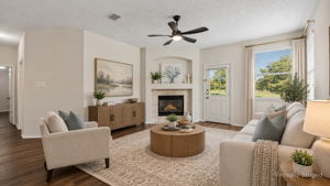 10617 Gleneagles family room virtually staged
