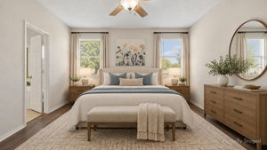 10617 Gleneagles Primary Bedroom virtually staged
