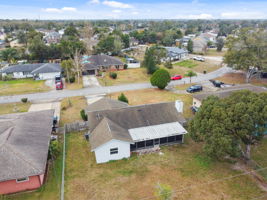 Aerial View Back Yard