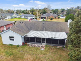 Aerial View Back Yard