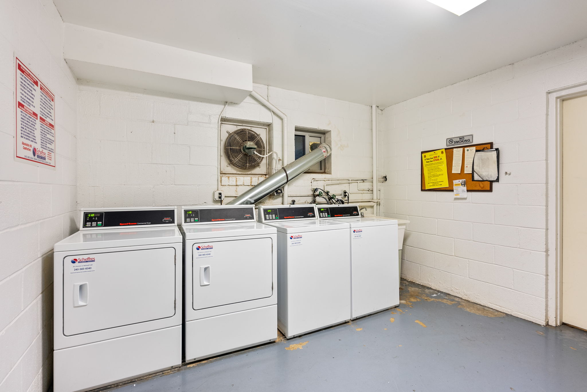Shared Laundry in Basement