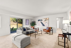 Living Room with Access to Rear