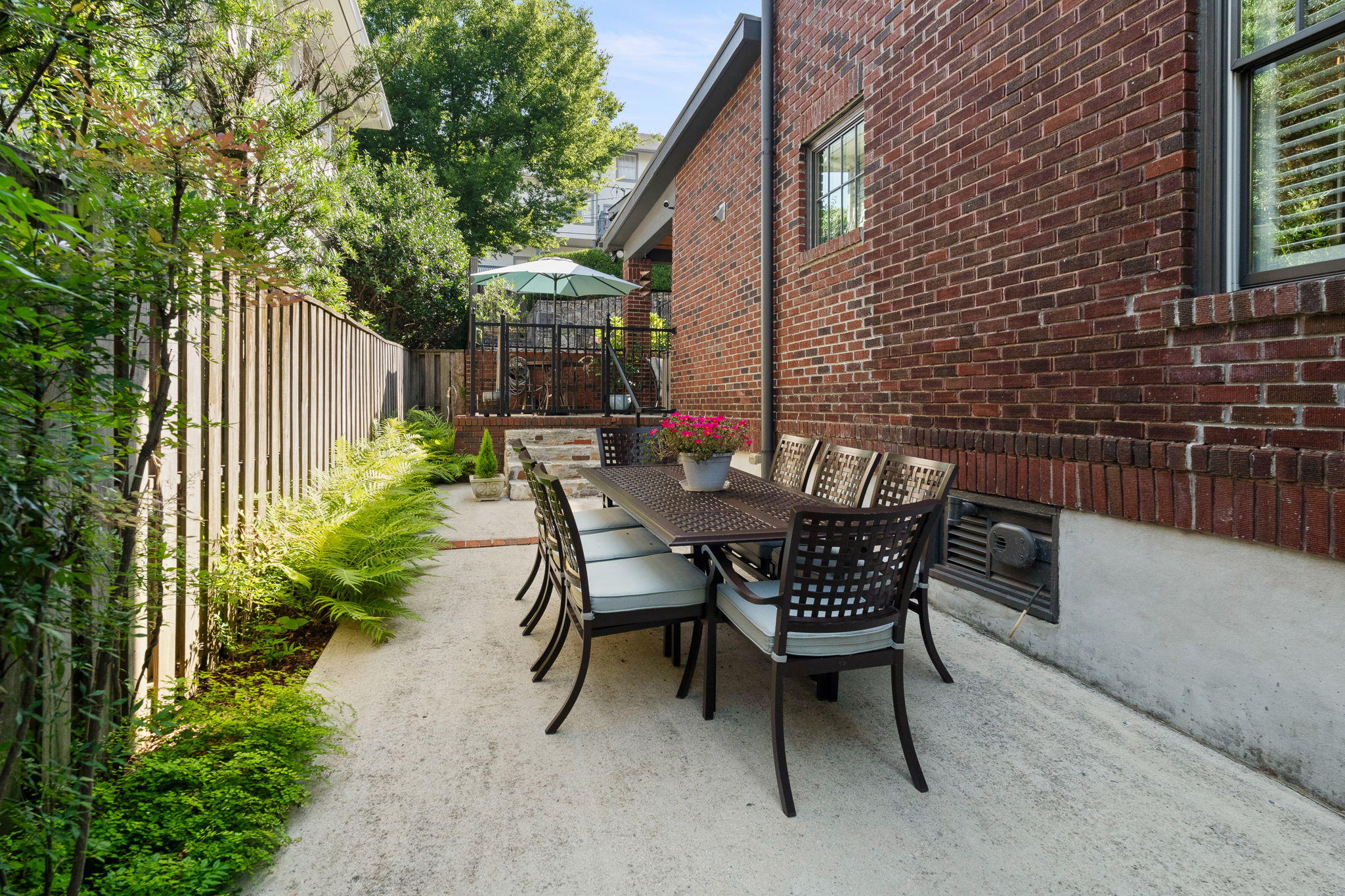 More Outdoor Dining Space off the Back Porch