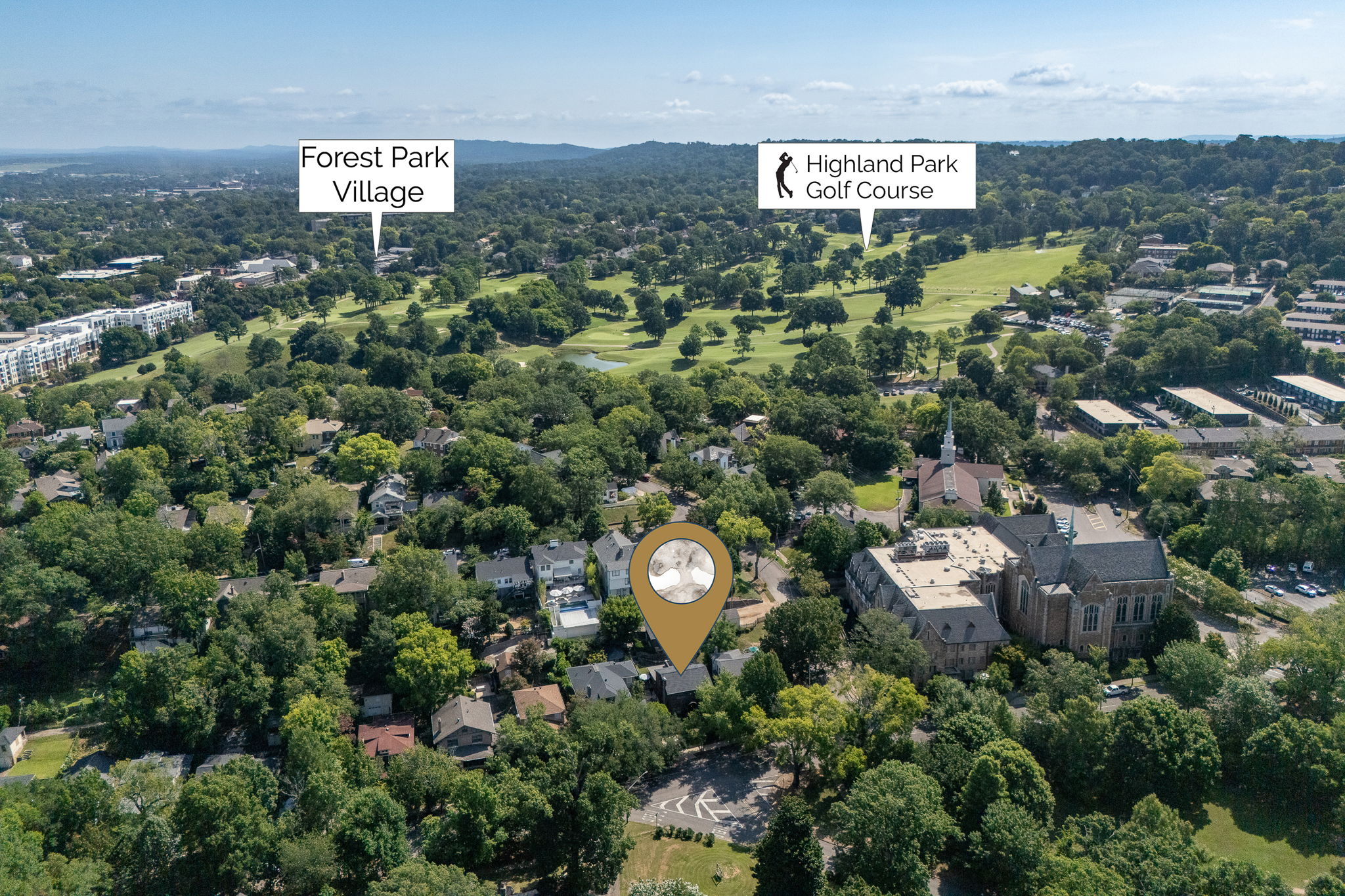 Walking distance to shopping, dining, & golfing!